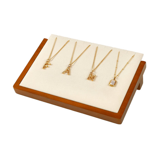 Solid Wood 8 Slots Necklace Jewelry Display Stand SM027