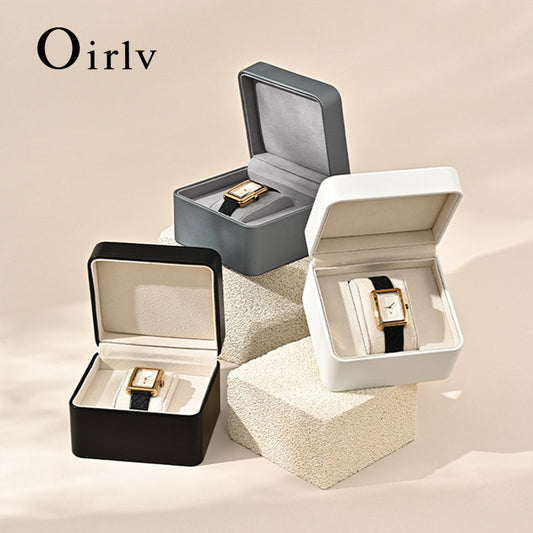 OIRLV Hot sale Multi-color optional microfiber Watch storage box:H174