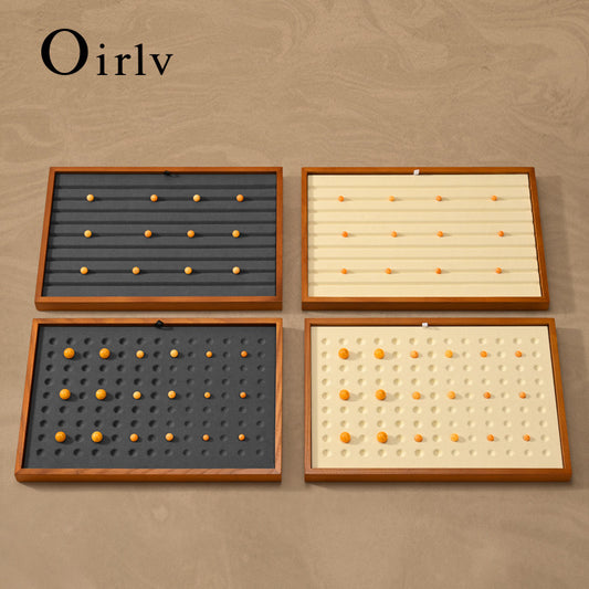 OIRLV Solid Wood Jewelry Tray / Bead Display Tray :P233