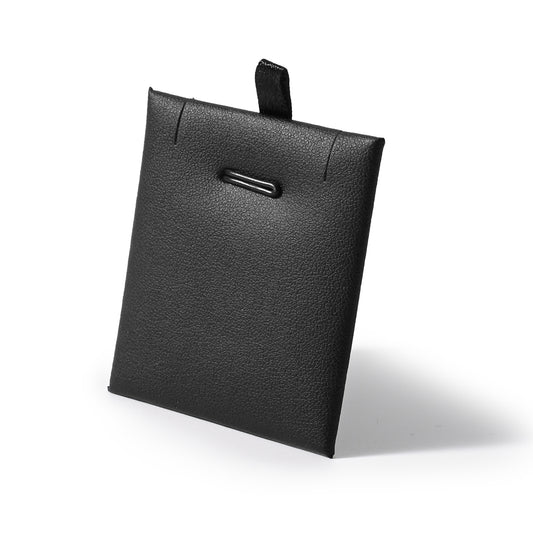 Pendant insert black leather PJ01103