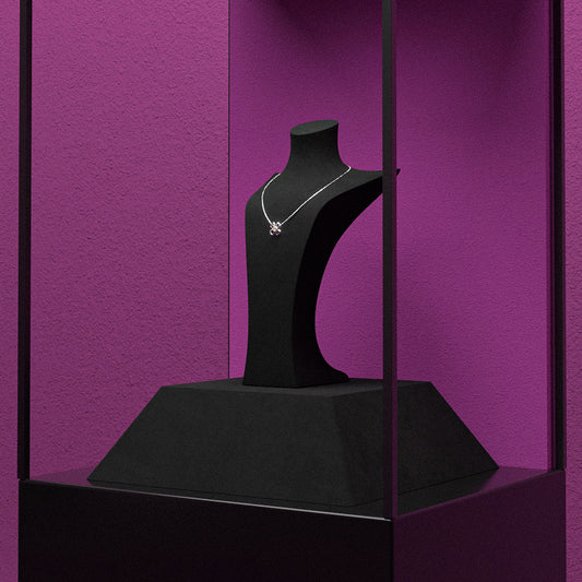 New Black Microfiber Bust RX071