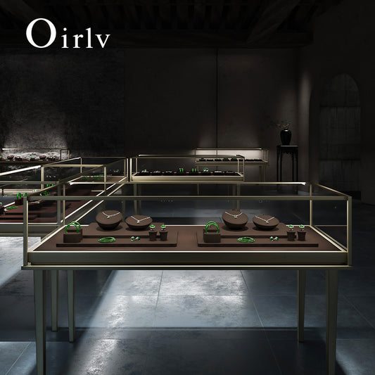 Coffee Rings Necklace Jewelry Display Set TT245