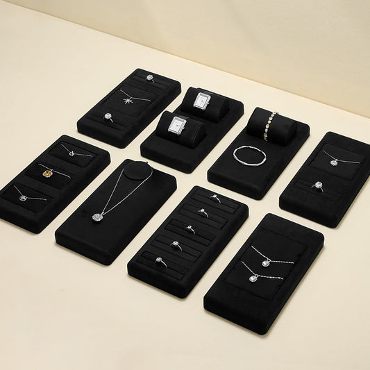 Black Microfiber Jewelry Display Set TT070