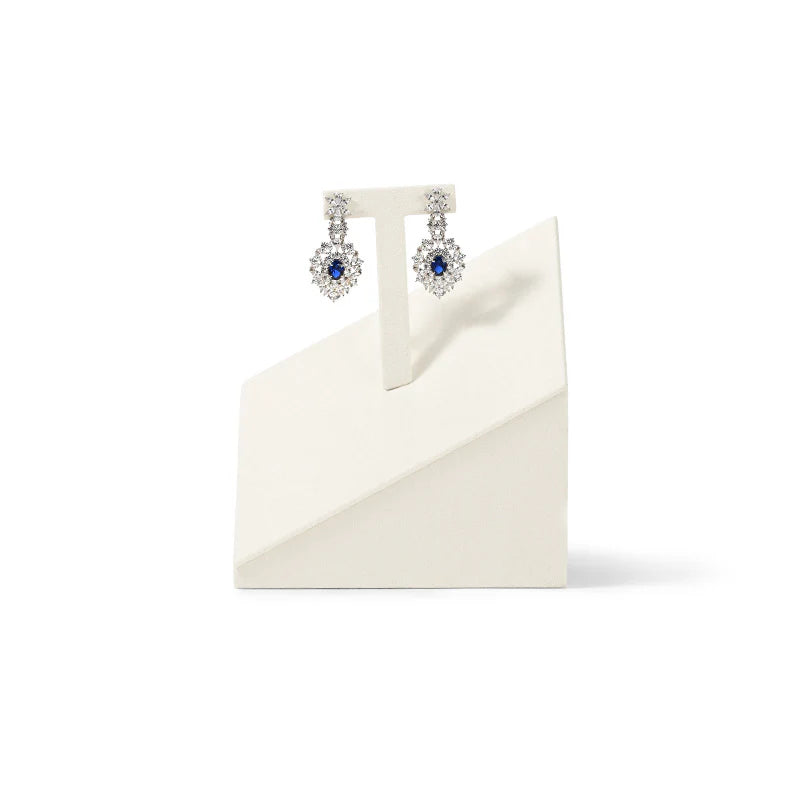 OIRLV Beige Ring Pendant Earrings Jewelry Display Set TT374