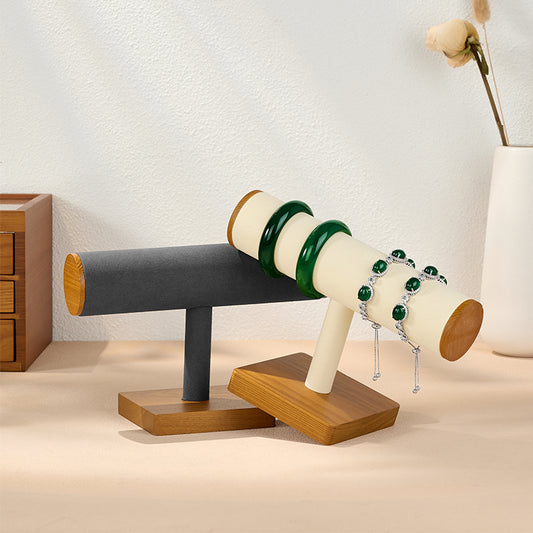 Wood T Bar Watch Bracelet Jewelry Display Stand SM068
