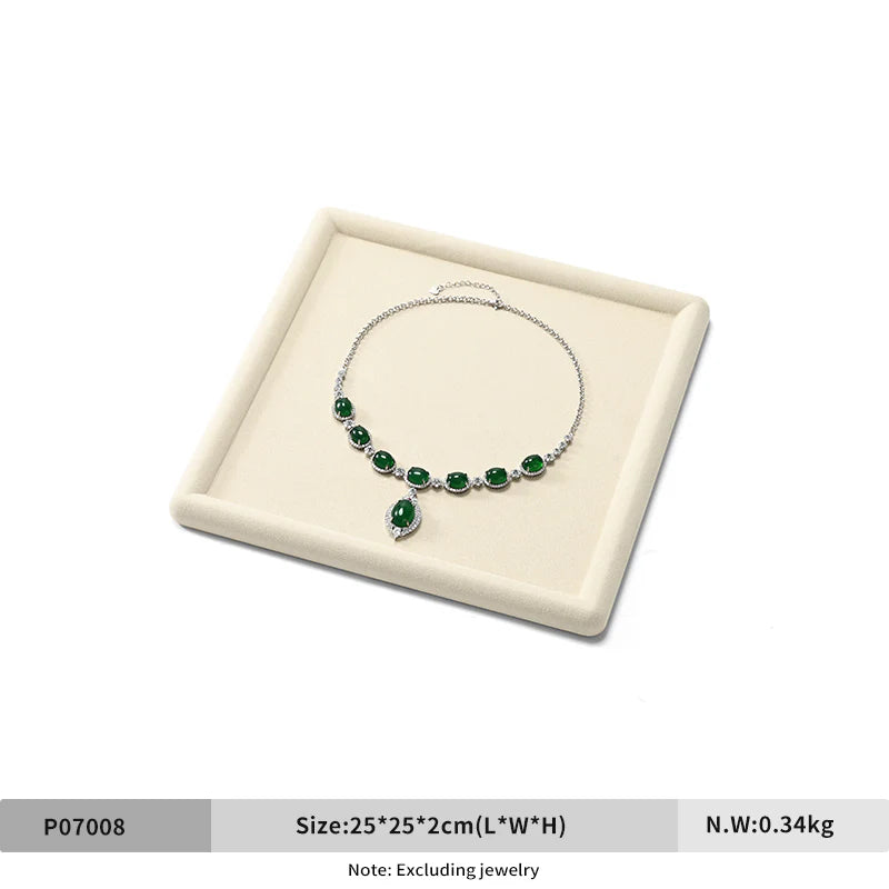 Square Microfiber Jewelry Tray P070