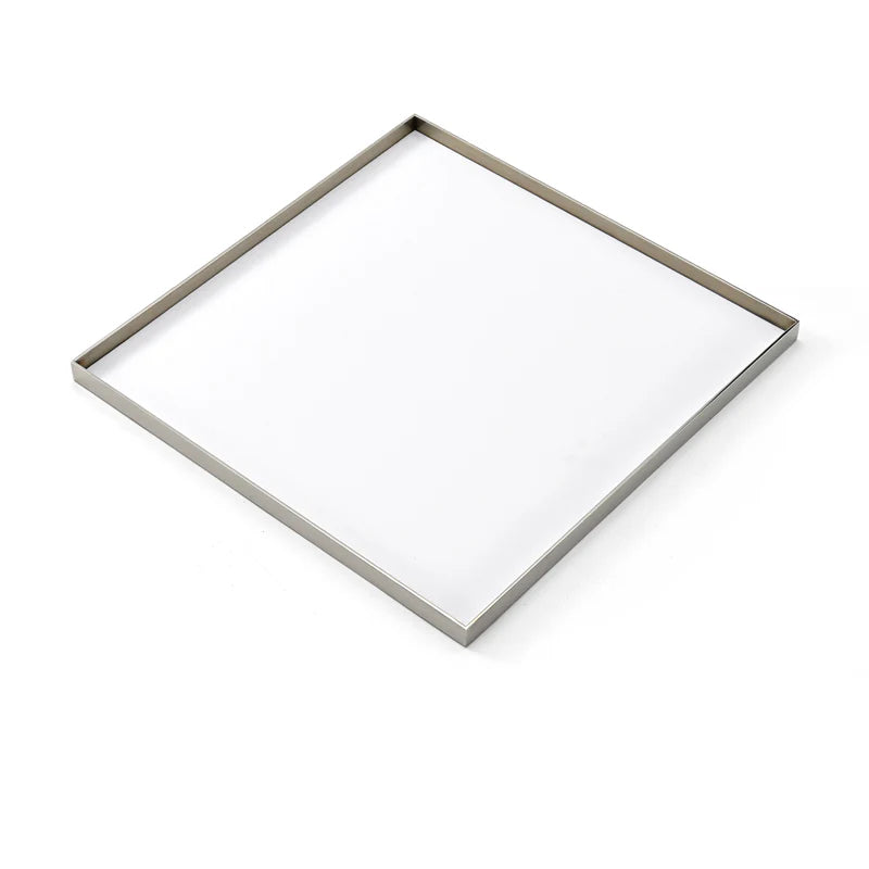 Oirlv White PU Earrings Ring Necklace Jewelry Display Set TT299