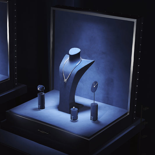 New Blue Microfiber Bust RX070