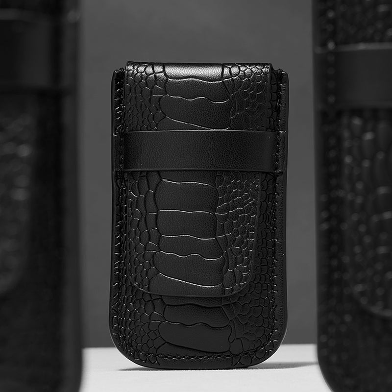 Customized Logos Genuine Leather Watch Pouch D056