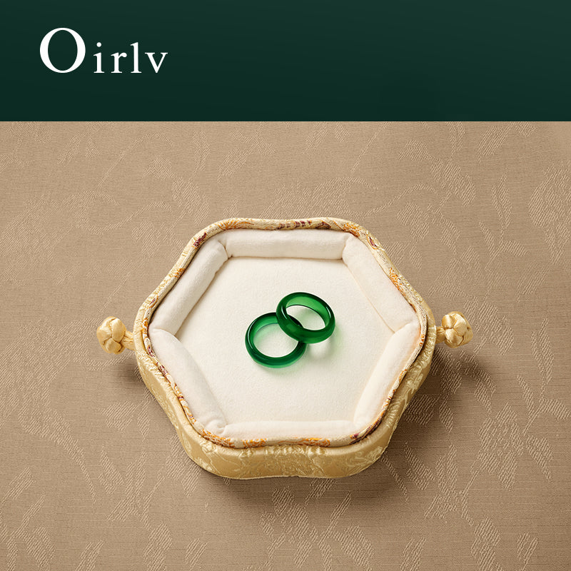 OIRLV Chinese-Style Bracelet Box with Frog Closures :H208