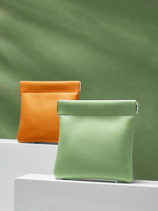 PU Leather Automatic Sealing Jewelry Gift Bag D053