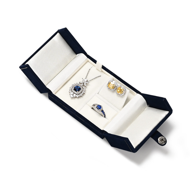 OIRLV high quality Sapphire blue PU leather Velve:H164