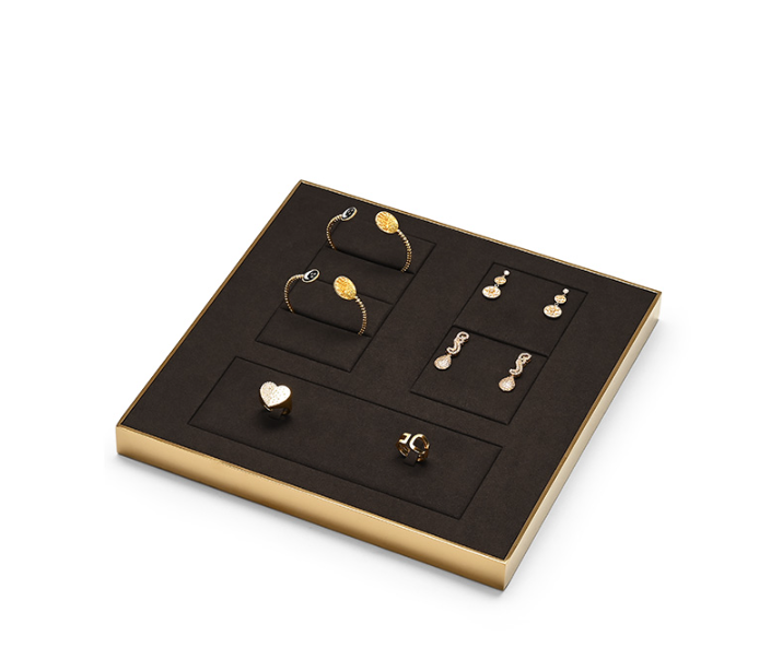 OIRLV wholesale Brown Paint and metal jewelry display :JS118