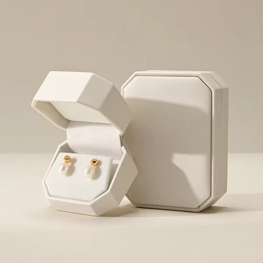 Oirlv Leather Ring Box Wedding Jewelry Box Earring Bracelet Necklace Box Gift:H204