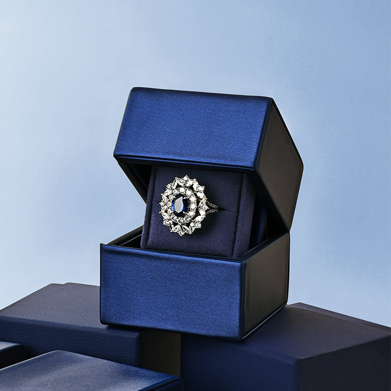 Oirlv New Ring Box Jewelry Organizer Box:H166