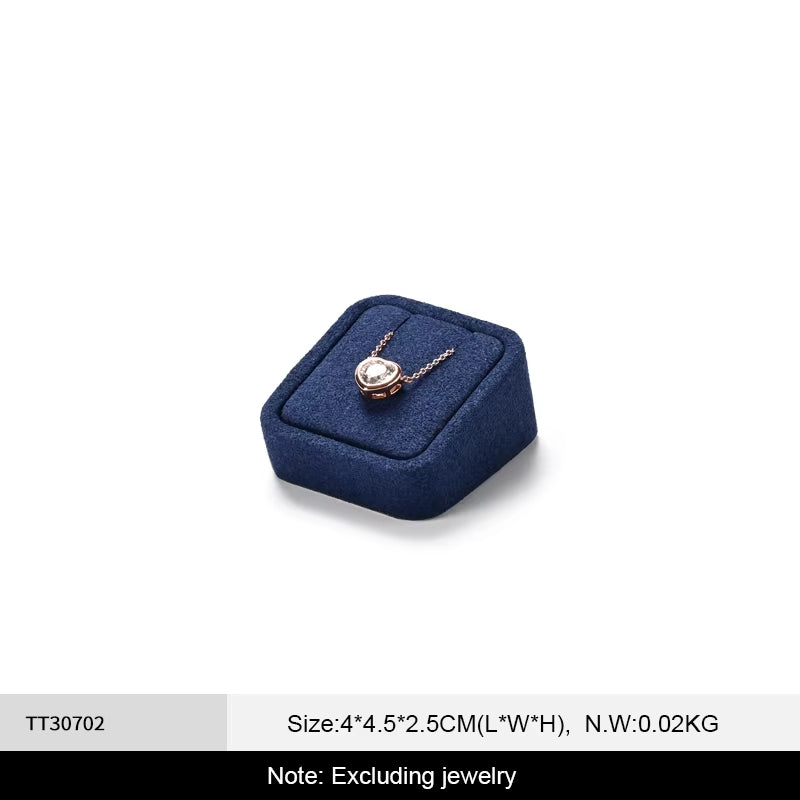 Oirlv Blue Jewelry Display Prop Microfiber Jewelry Display : TT307