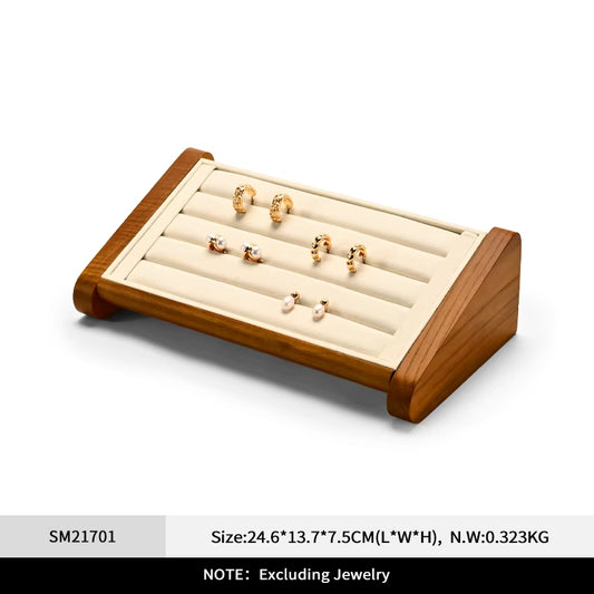 Oirlv Wooden Ring Jewelry Display Stand : SM217
