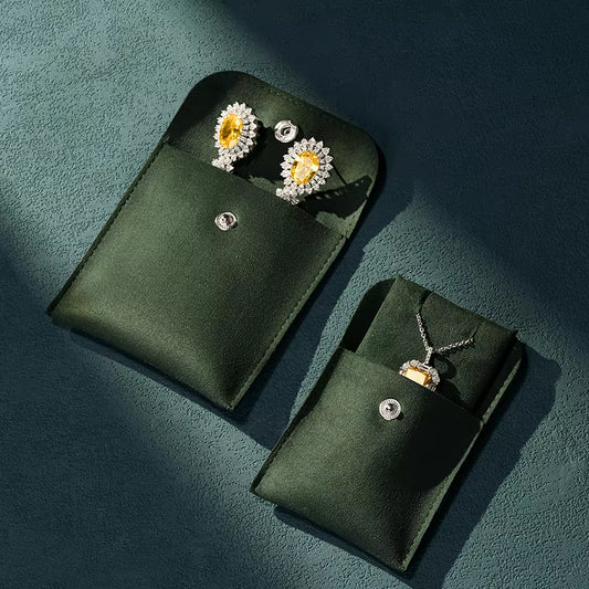 Oirlv 1pcs Velvet Jewelry Packaging Pouches Chic Wedding Favor Bags Jewelry Bag:D076