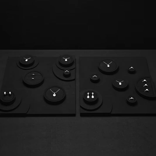 High quality Black Microfiber Jewelry display set : TT542