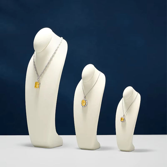Oirlv Microfiber Jewelry Display Neck Model:RX118