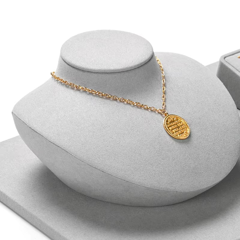 High end Gray Microfiber jewellery display set:TT308