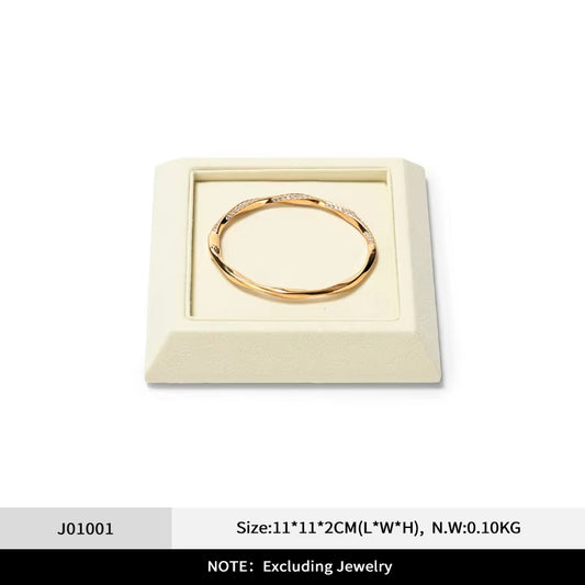 Oirlv Microfiber Jewelry Display Tray :J010