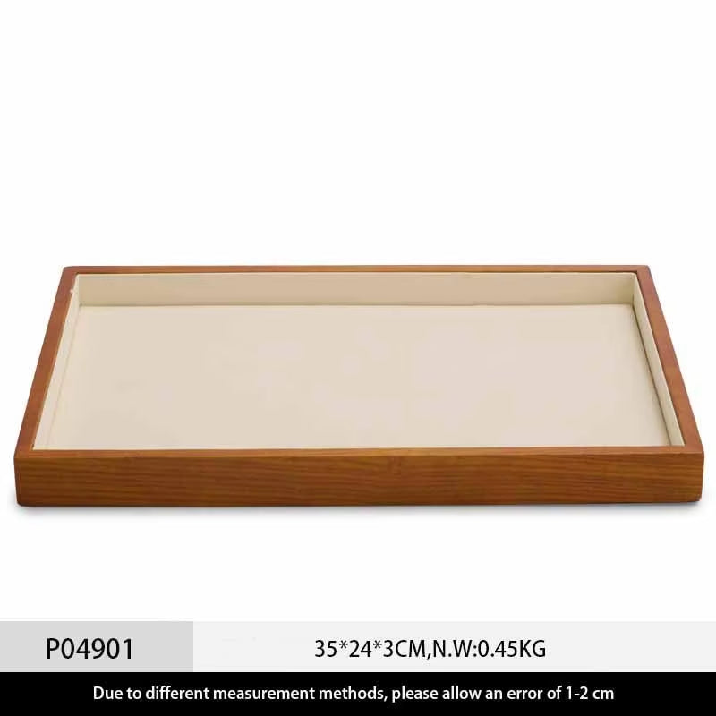 Stackable Solid Wood Jewelry Storage Display Tray P049