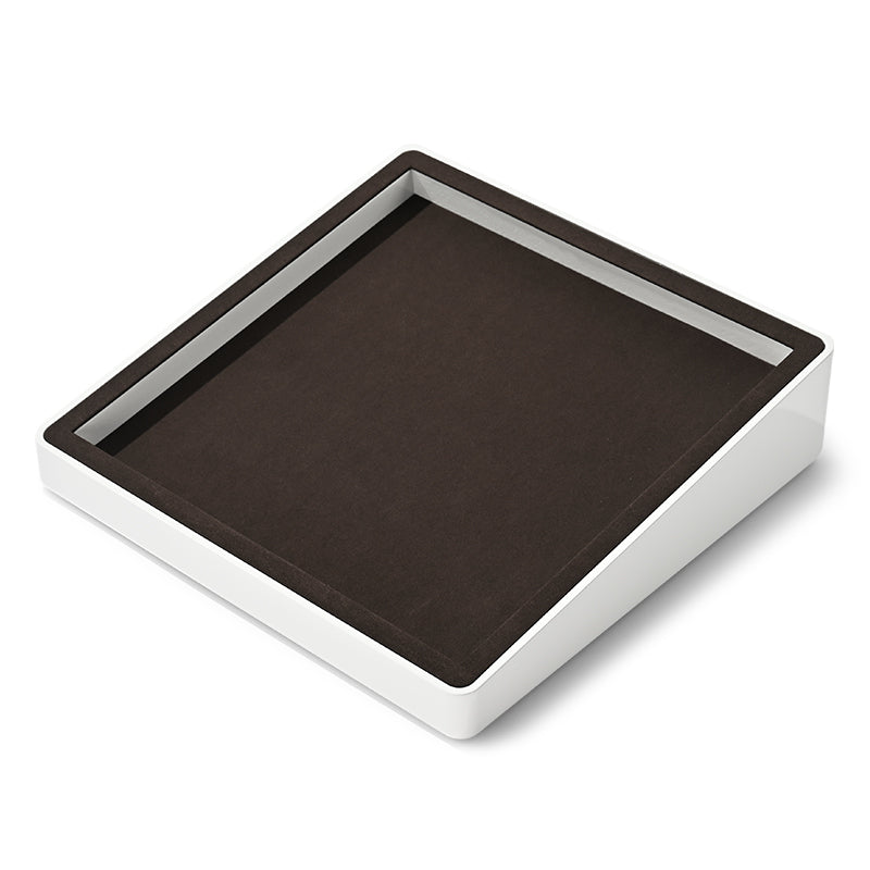 New Brown Microfiber Multiple Combination Jewelry Tray P160
