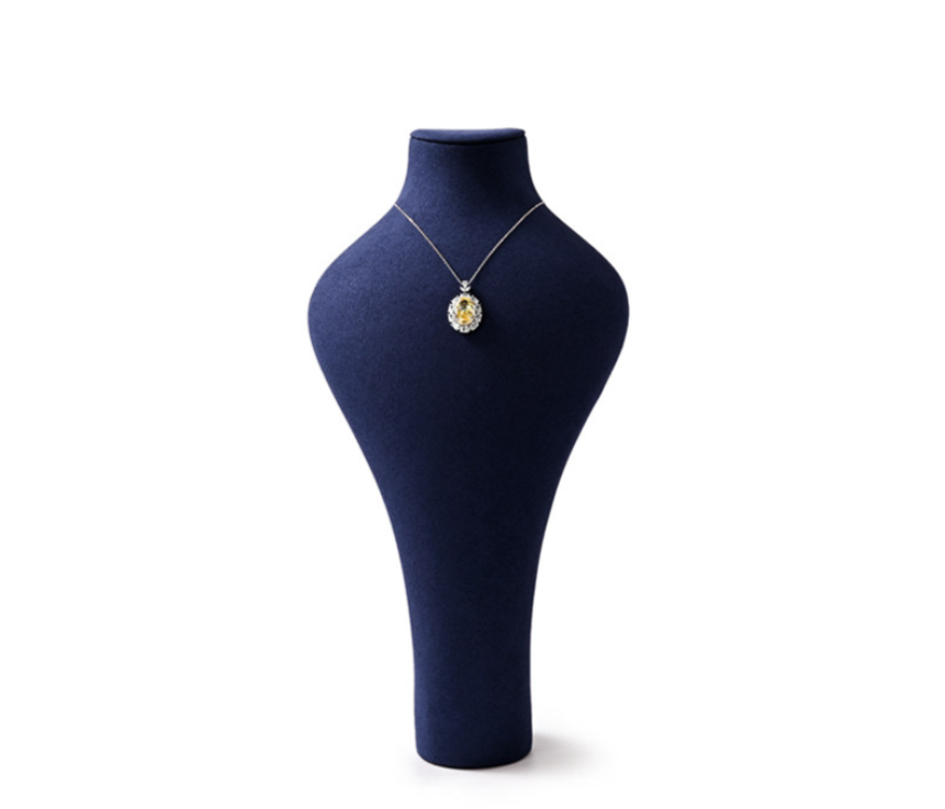 Hot sale Blue Microfiber Jewelry display set:TT470