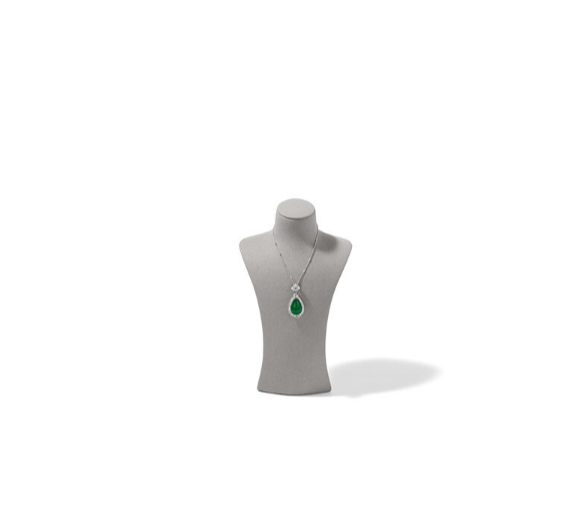 OIRLV Fashion Microfiber Polychrome Jewelry Bust :RX120
