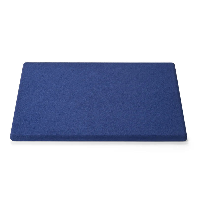 Blue Microfiber Earrings Ring Necklace Jewelry Display Set TT311