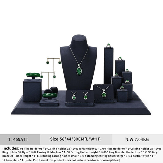 OIRLV fashion Blue Microfiber leather Pendant display: TT459