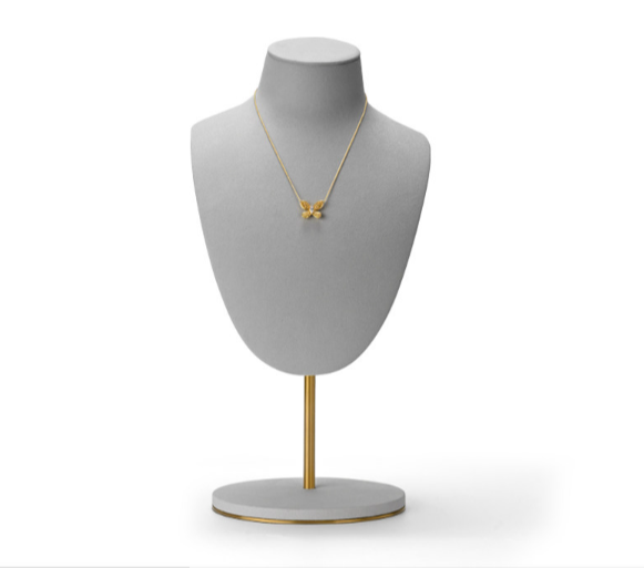 OIRLV High end Blue microfiber Jewelry Display :TT481