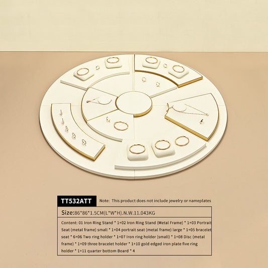 OIRLV Factory off white Metal Jewelry Combination Set :TT532