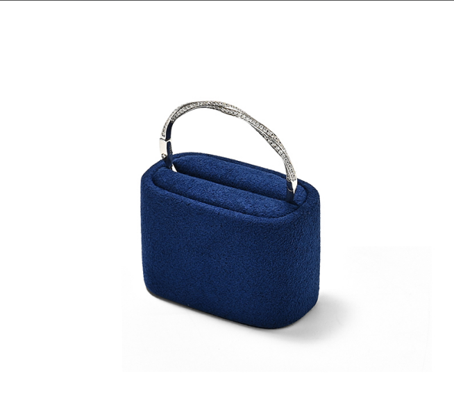 Fashion Blue Microfiber Jewelry Set Collection TT593