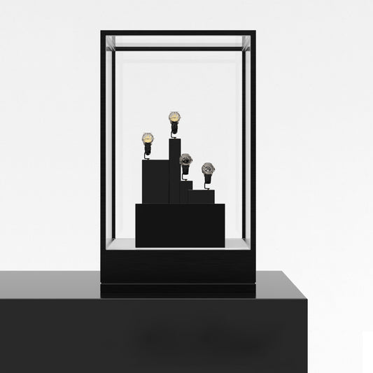 Solid Wood Baked Lacquer Watch Display Stand Set SM202