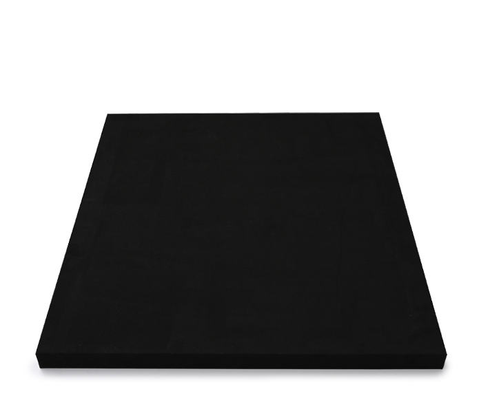 Black Microfiber Ring Earring Necklace Watch Jewelry Display Set TT193