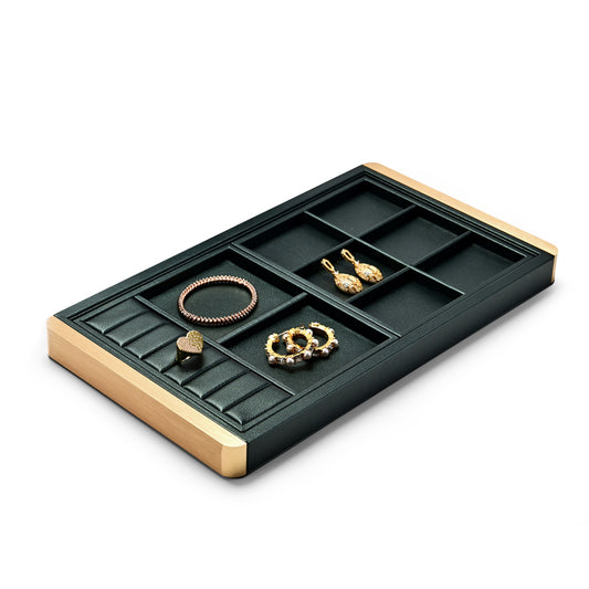 Green Luxury Jewelry Storage Tray
