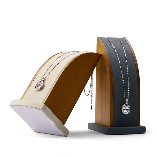 Wood Necklace Display Stand Set SM035