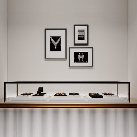 Black Microfiber Jewelry Display Set TT149