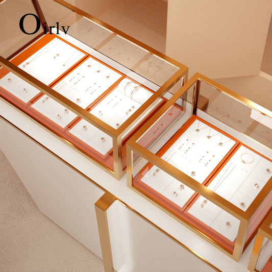 White PU Leather Ring Jewelry Holder Set TT157