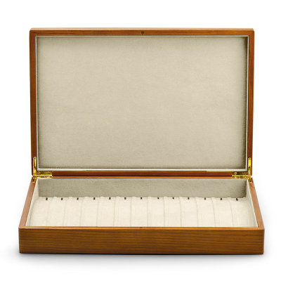 Jewelry Ring Necklace Bracelet Solid Wood Jewelry Display Box X023