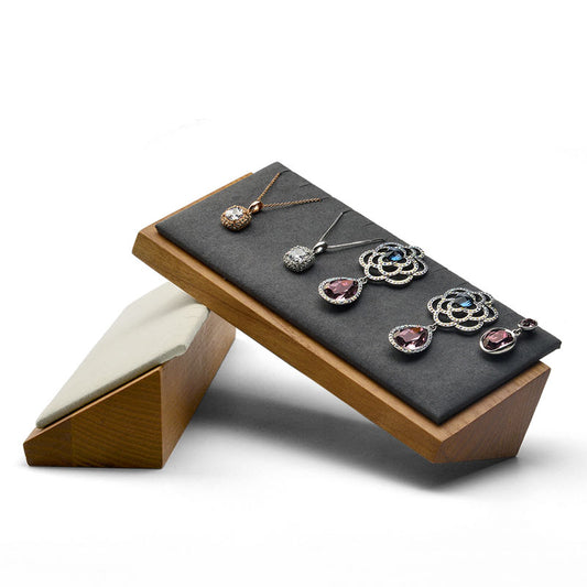 Solid Wood Necklace Earring Display Stand SM039