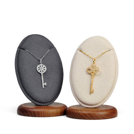 Wood Necklace Display Stand SM111