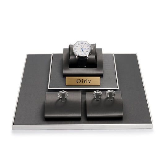 Gray Showcase Jewelry Display Set TT079