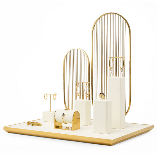 Luxury Beige Jewelry Display Set TT103