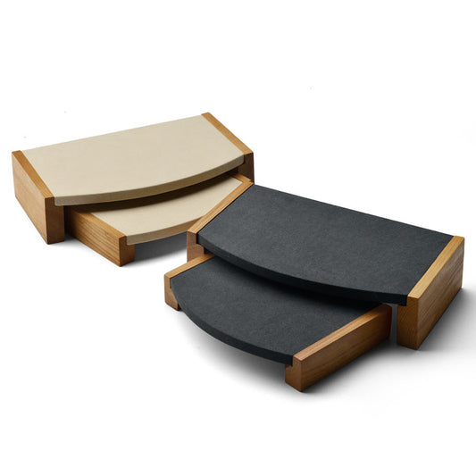 Solid Wood Necklace Bracelet Jewelry Display Stand Set SM032