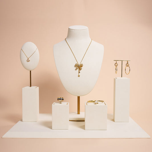 Luxury White Showcase Display Set TT063
