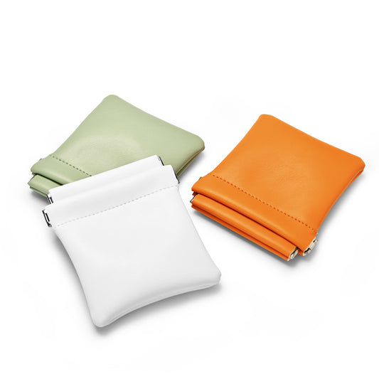 PU Leather Automatic Sealing Jewelry Gift Bag D053