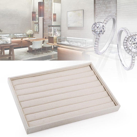 Linen Stackable Ring Insert Tray 7 Slots P00204